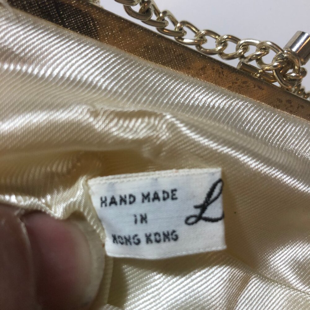Vintage La Regale Ltd. Beaded Evening Bag – Handmade in Hong Kong - Picture 9 of 15